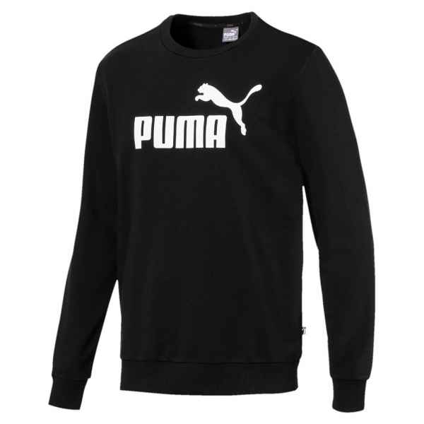 Puma Herren Pullover Sweat Sweatshirt Pullover ESS Logo Crew Sweat TR big logo