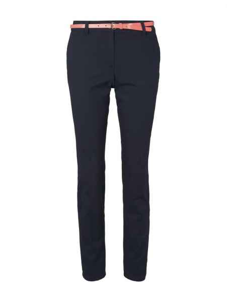 TOM TAILOR Damen Hose Jeans Tom Tailor belted Chino slim