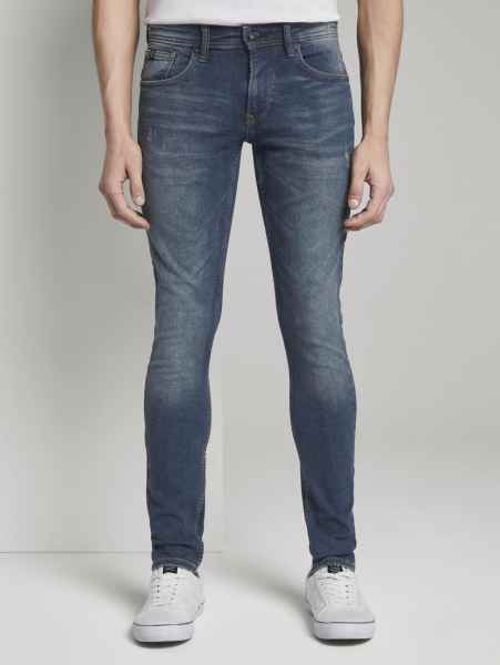 TOM TAILOR DENIM Skinny Fit Jeans Hose skinny CULVER dark stone Denim Long 1/1