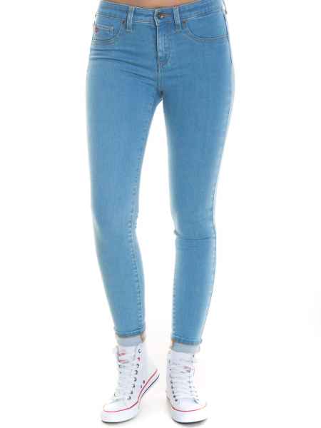 Big Star Damen Jeans DESTINY 147 Skinny Leggings Look Hellblau DENIM Damen Hose