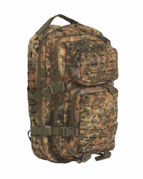 Mil-Tec US ASSAULT PACK SM LASER CUT FLECKTARN Tourenrucksack Rucksack Tasche